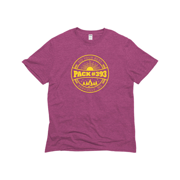 Cub Scout Pack #393 - Unisex Berry Short Sleeve Tee